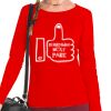 Camisetas Personalizadas Mujer Manga Larga Thumbnail