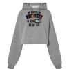 Sudadera corta Oversize para mujer con capucha Thumbnail